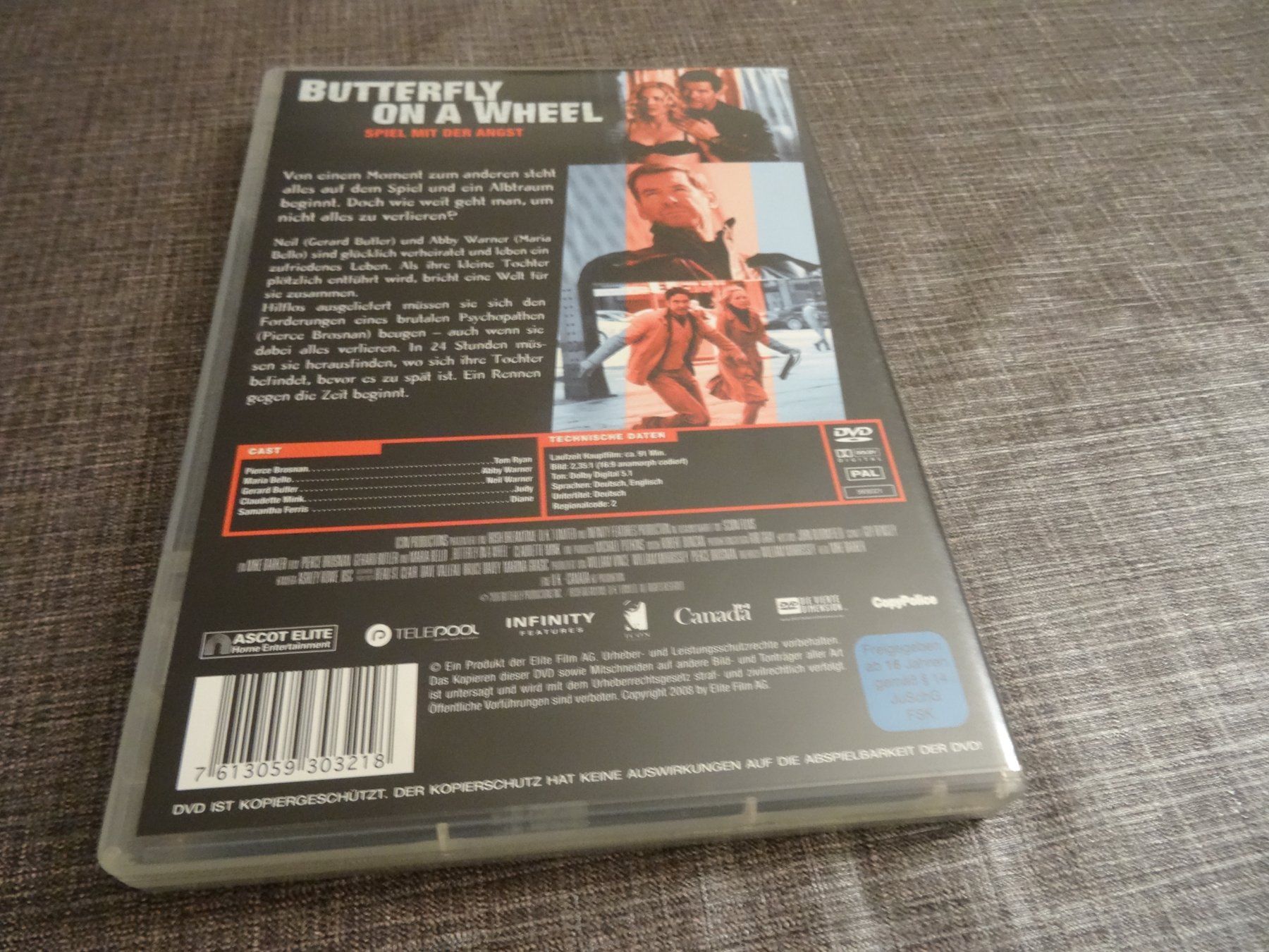 Tutti i DVDs: DVD Butterfly on a Wheel – Usato da Olten venduto da Disc-Verkauf 2
