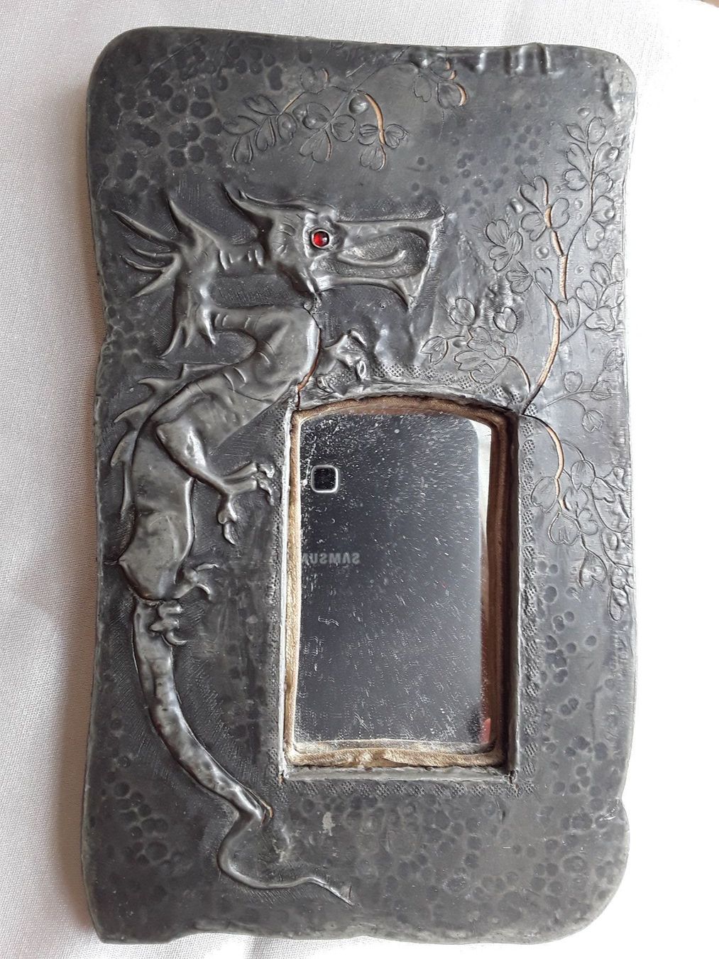 Spiegel: Antiker Silber Spiegel mit Drache – Gebraucht aus Zürich von helsan 8
