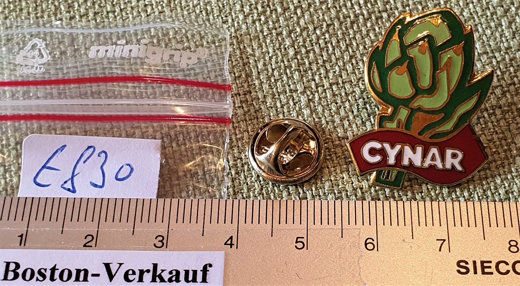 Placchette & Badge: E830 - Pin Mondo - Cynar Artischocke – Usato da Reinach BL venduto da Boston-Verkauf 2