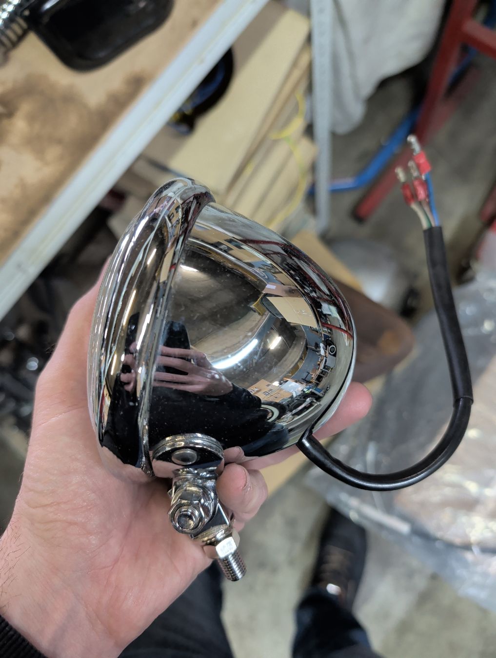 Tutti i ricambio per moto: Universal Scheinwerfer – Usato da Herzogenbuchsee venduto da Black-C01 1