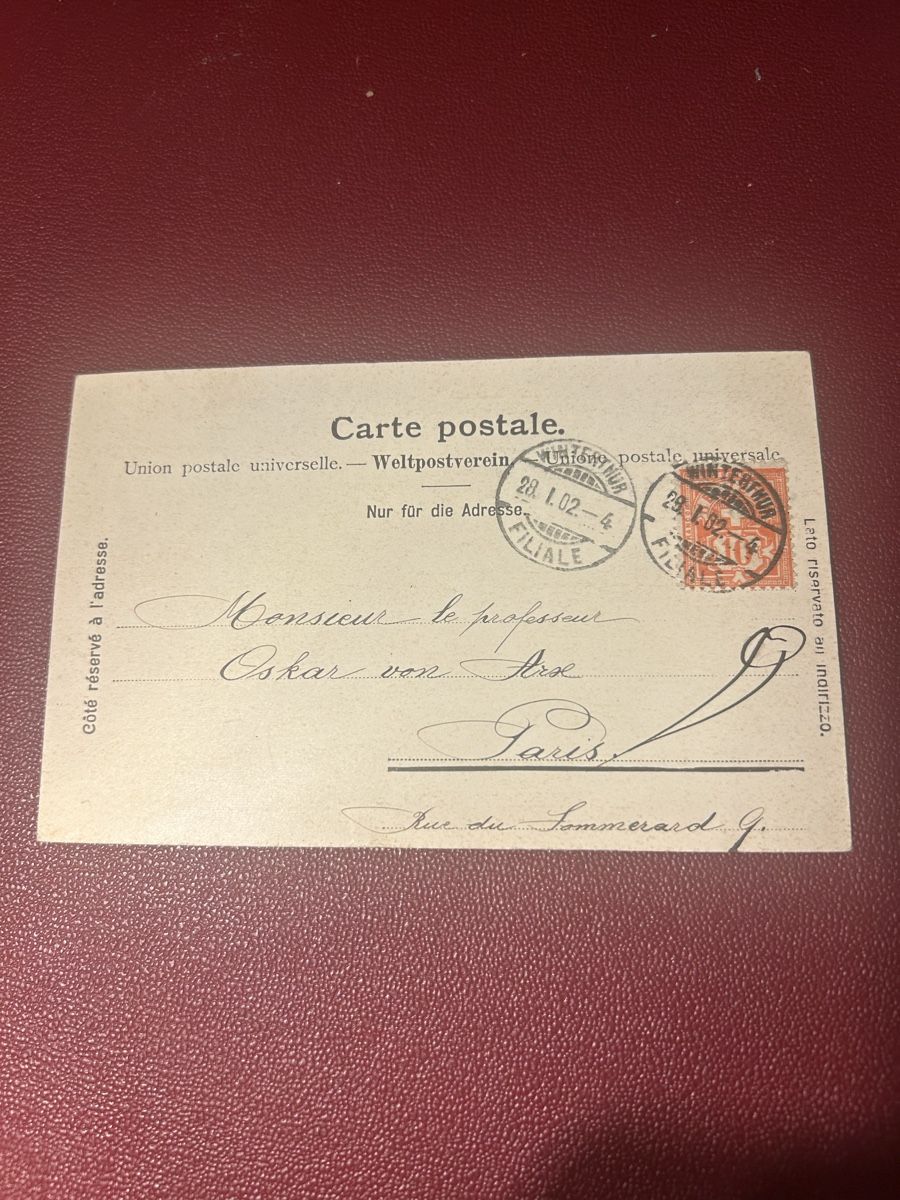 Cartes postales: Winterthur Stadtkirche 1902 – D'occasion à Breganzona par Milesbo 1