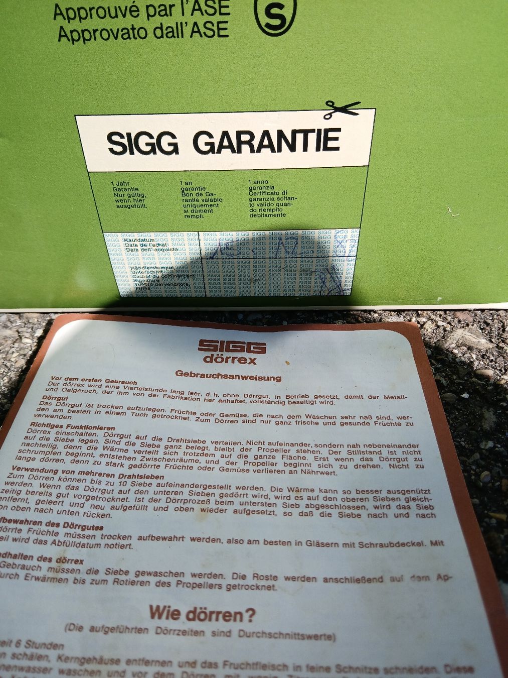 Sigg Appareils de cuisine: sigg dörrex Dörrapparat – D'occasion à recherswil par papamoll71 4