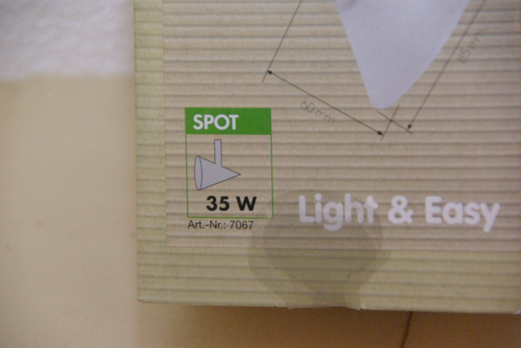 Kronleuchter & Deckenlampen: Light & Easy Ersatzspot 35 W, in OVP – Neu und originalverpackt aus Herisau von Cevianer1844 1