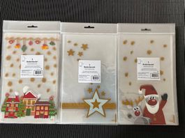 Cellophan Bodenbeutel (150Stk. Weihnachtsmotive)