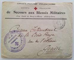 Frankreich Rotes Kreuz 1915, Hospital Auxiliaire Nr.14