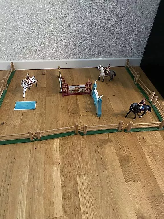 Giocattoli: Schleich Springparcours inkl. Pferden – Usato da Liebefeld venduto da simone.lerch