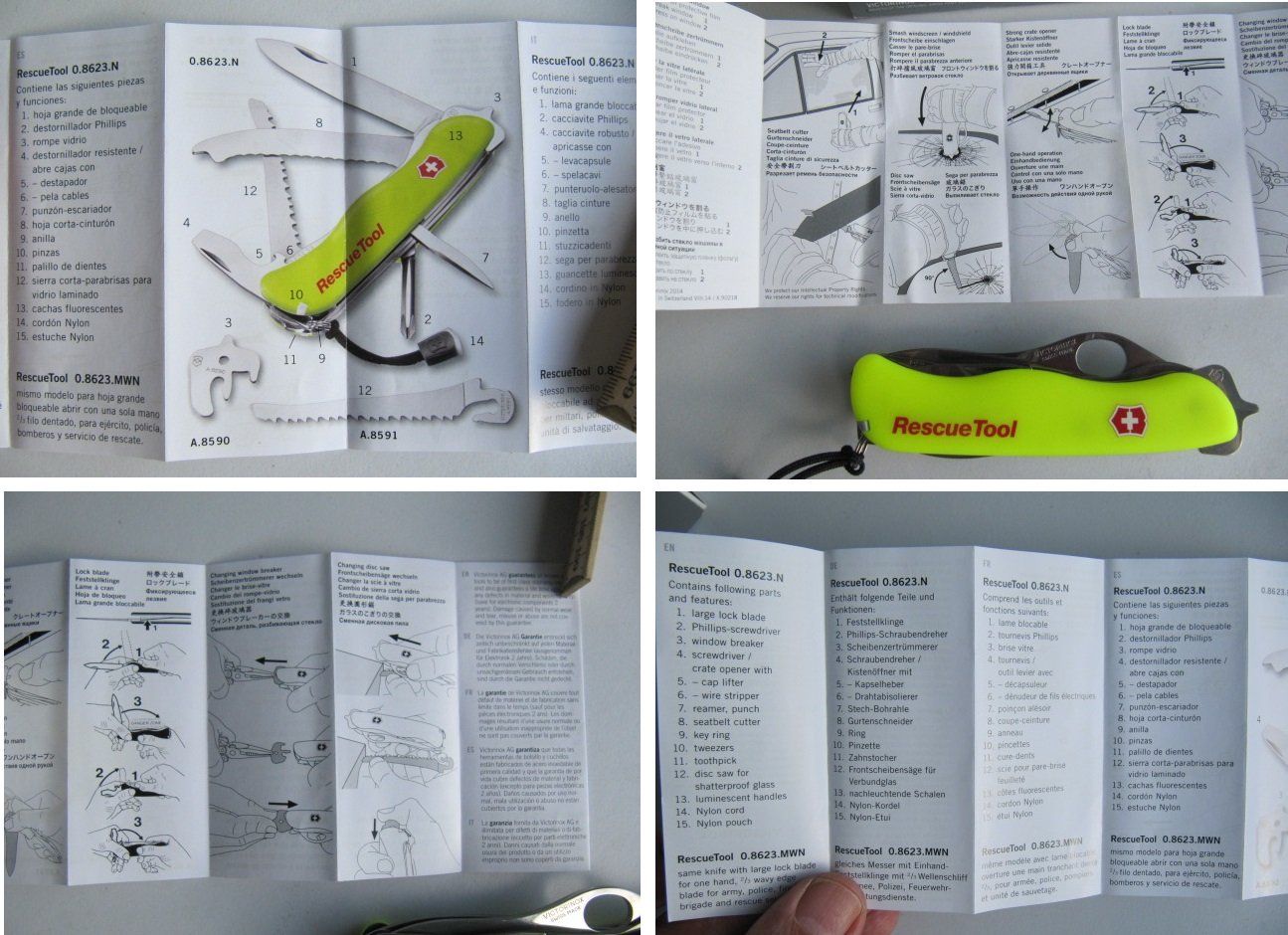 Victorinox Coltelli tascabile: Victorinox RescueTool Klappmesser neu mit Box – Nuovo (secondo la descrizione) da Gams venduto da Recycleri2 3