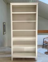 Grosses Büchergestell / Regal, Massivholz weiss