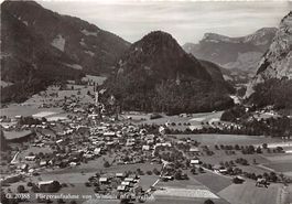 Wimmis, Burgfluh, Fliegeraufnahme