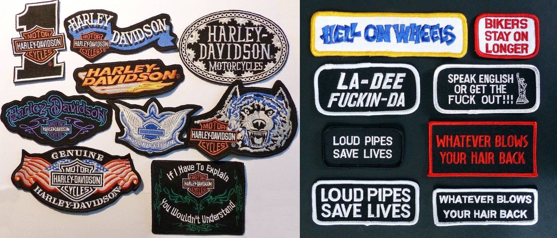 Insignes: HARLEY DAVIDSON BIKER BIG LOT 17 PATCH – Neuf (Voir description) à Lugano par YouWantUS