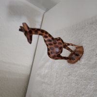 Holz Giraffe Geschnitzt Original gefleckt Erlös für Stiftung