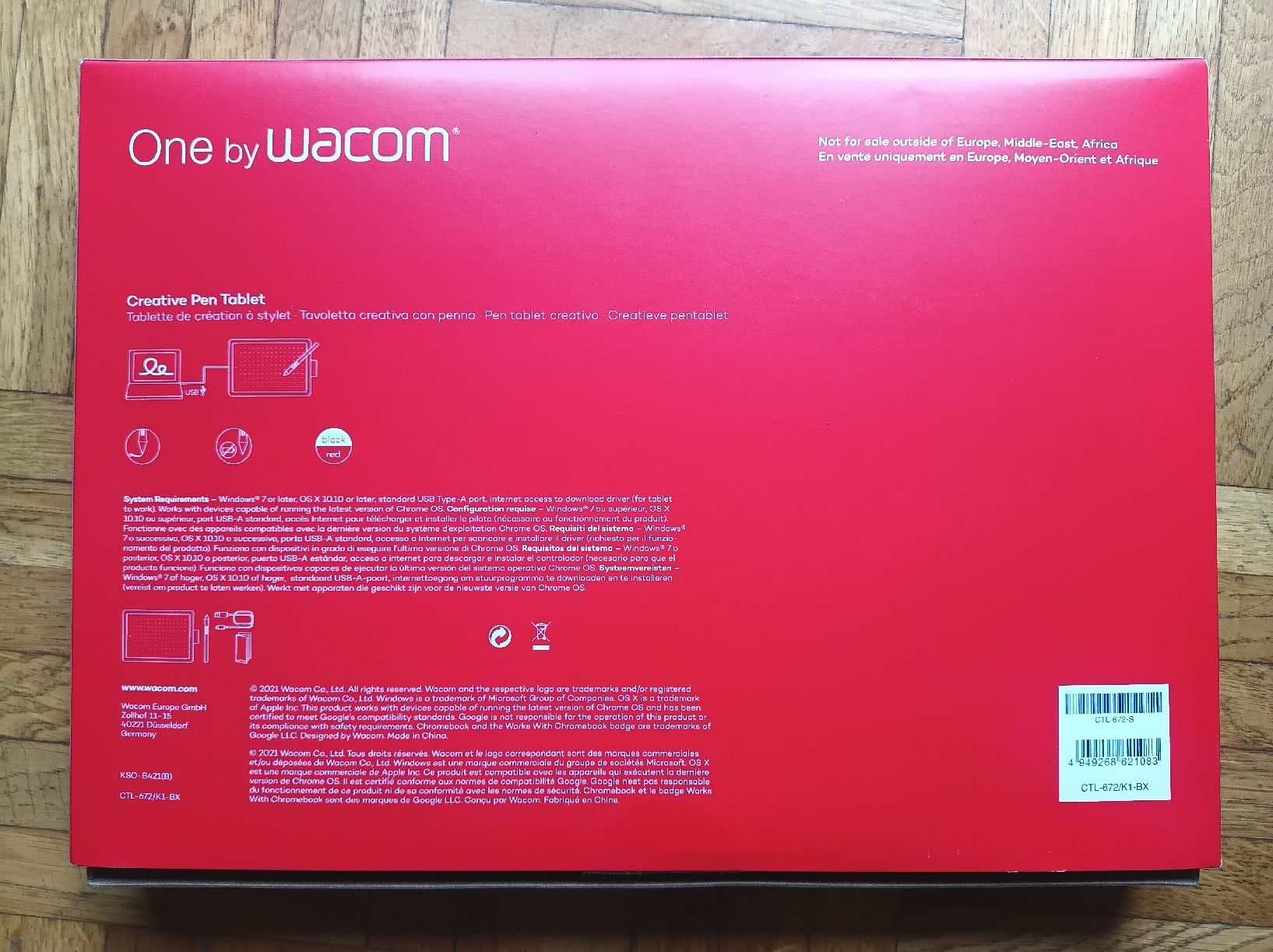 Wacom Tablet PC: One by WACOM Grafiktablett – Gebraucht aus Zürich von manolo23 1