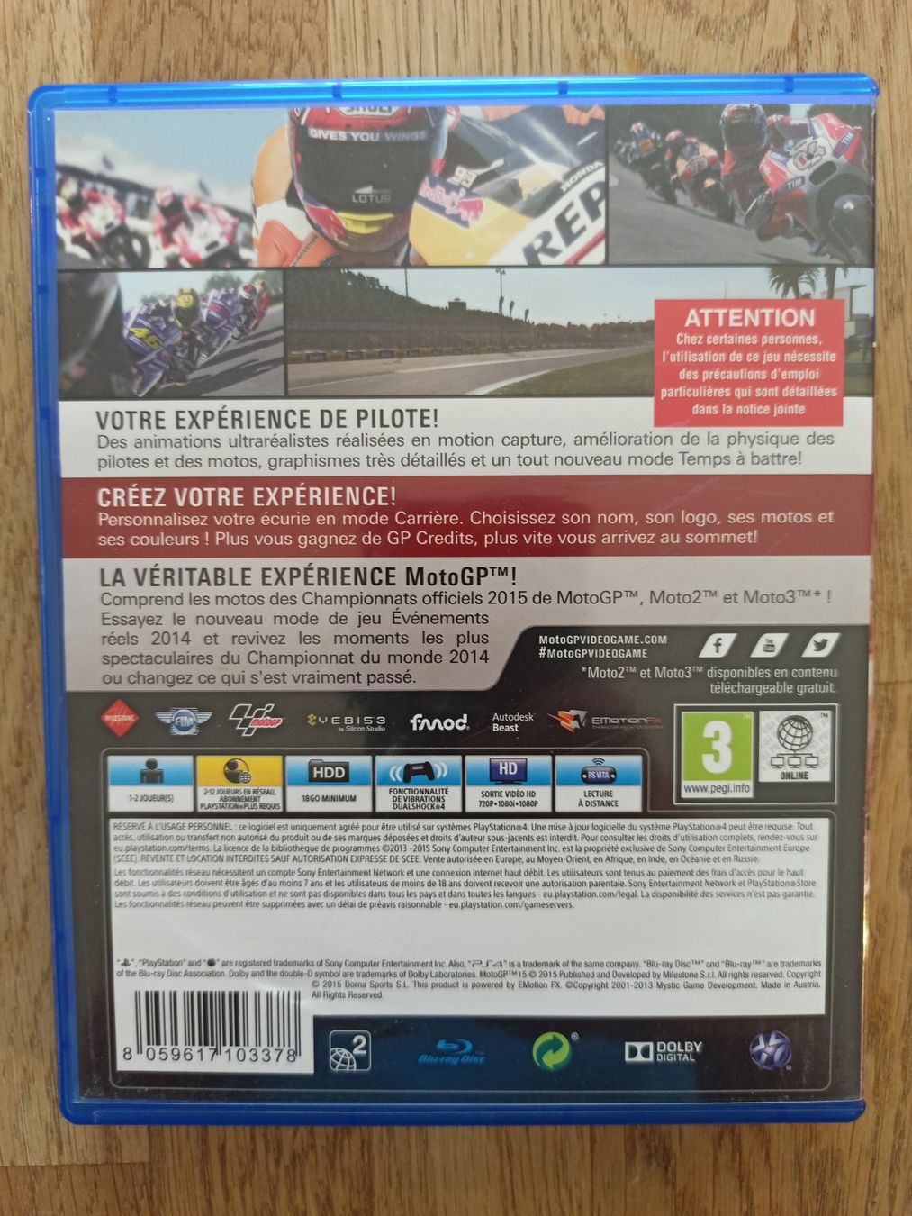 Giochi: MotoGP 15 PS4 / PS5 – Usato da Oberweningen venduto da mar_87mx 1