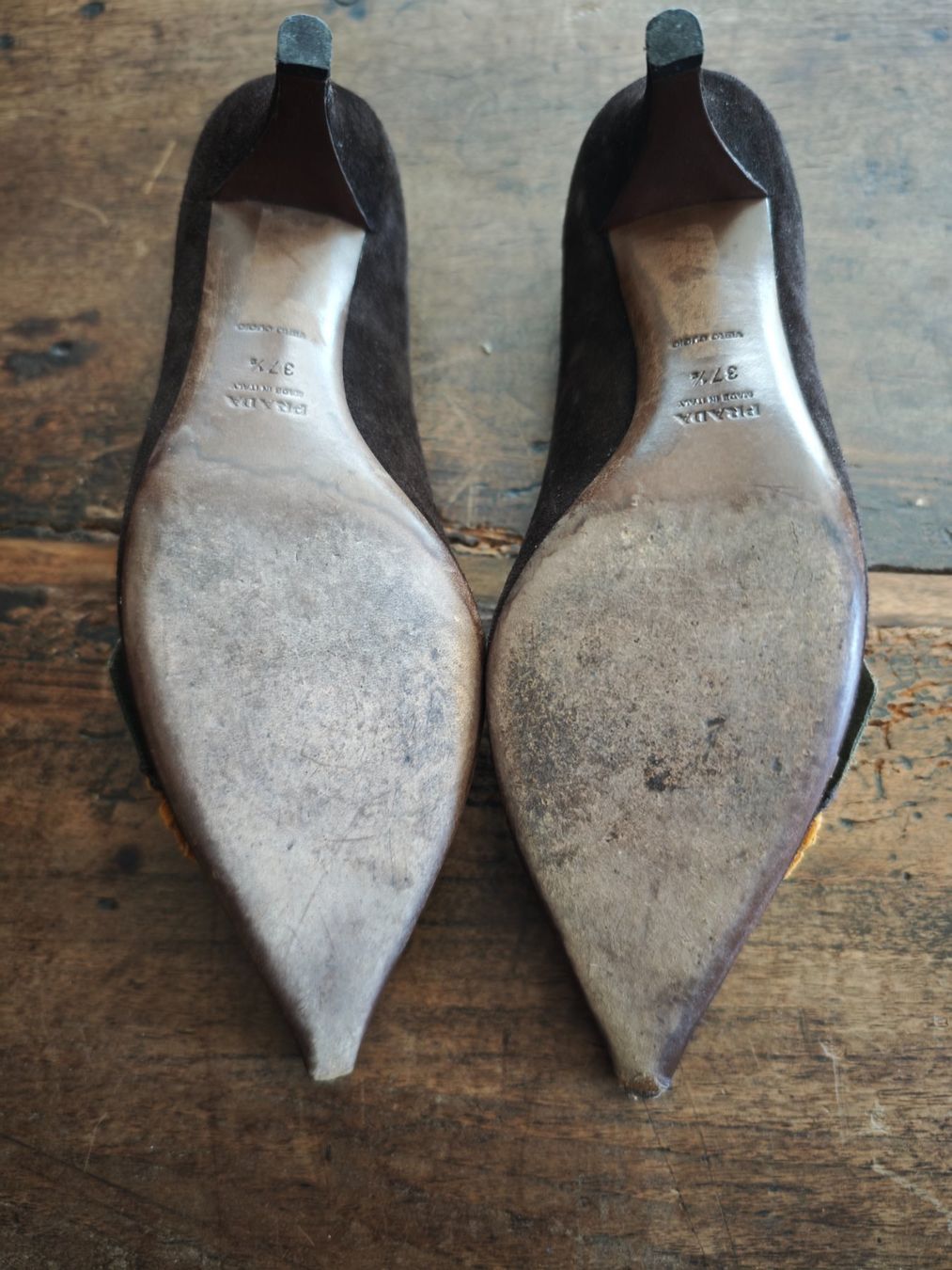 Prada Scarpe da donna: Prada, Kidden Heels; braun, Grösse: 37,5 – Usato da Uetikon am See venduto da AJV63 4