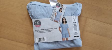 Bunter Damen Pyjama kurz Grösse M neu