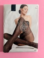 Strumpfhose Fashion Migros, Grösse L engmaschiges Herzmuster