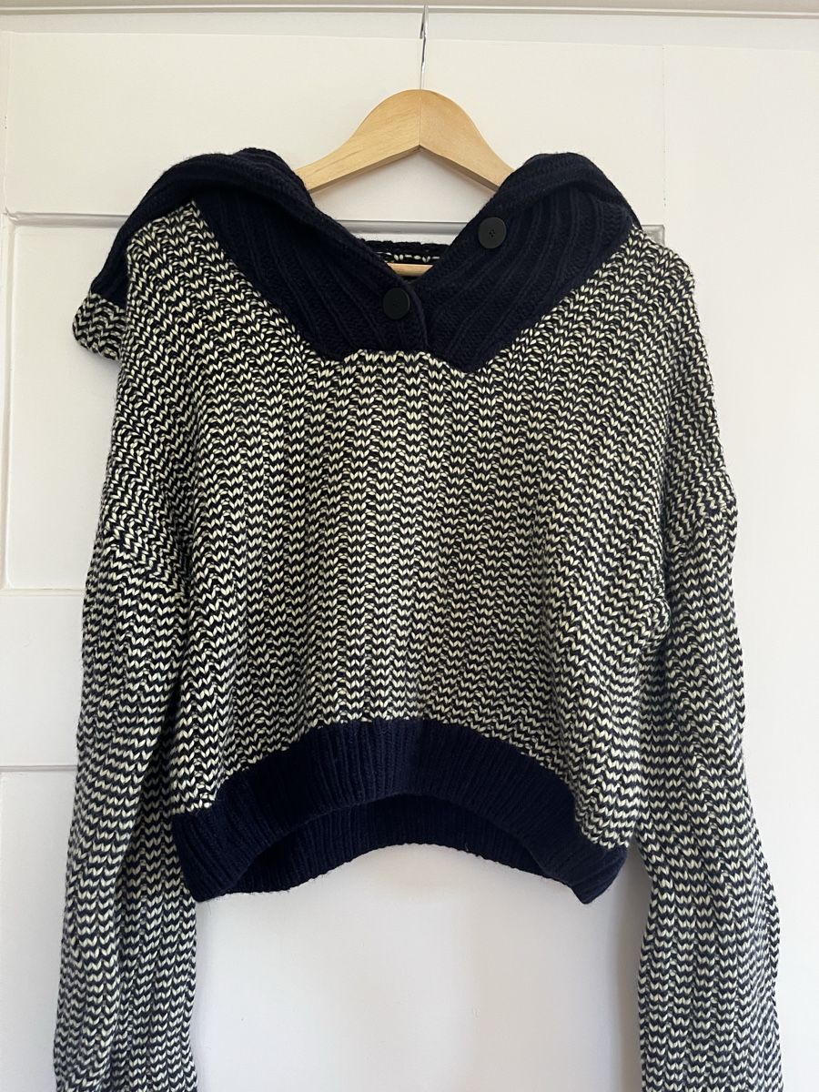 Massimo Dutti Maglioni & Felpe: Massimo Dutti Strickpullover – Dunkelblau & Grün – Usato da Schaffhausen venduto da Nischa33 4