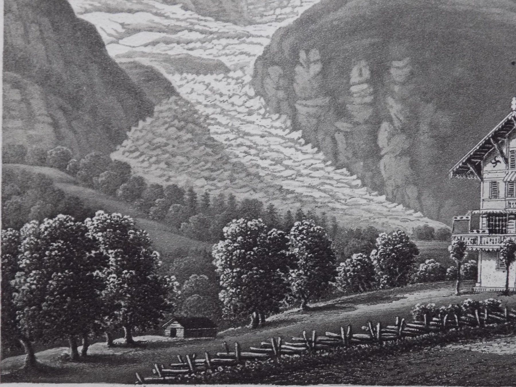 Gravures: Glacier de Grindelwald Gletscher Eiger – D'occasion à Risch par Rischli15 7