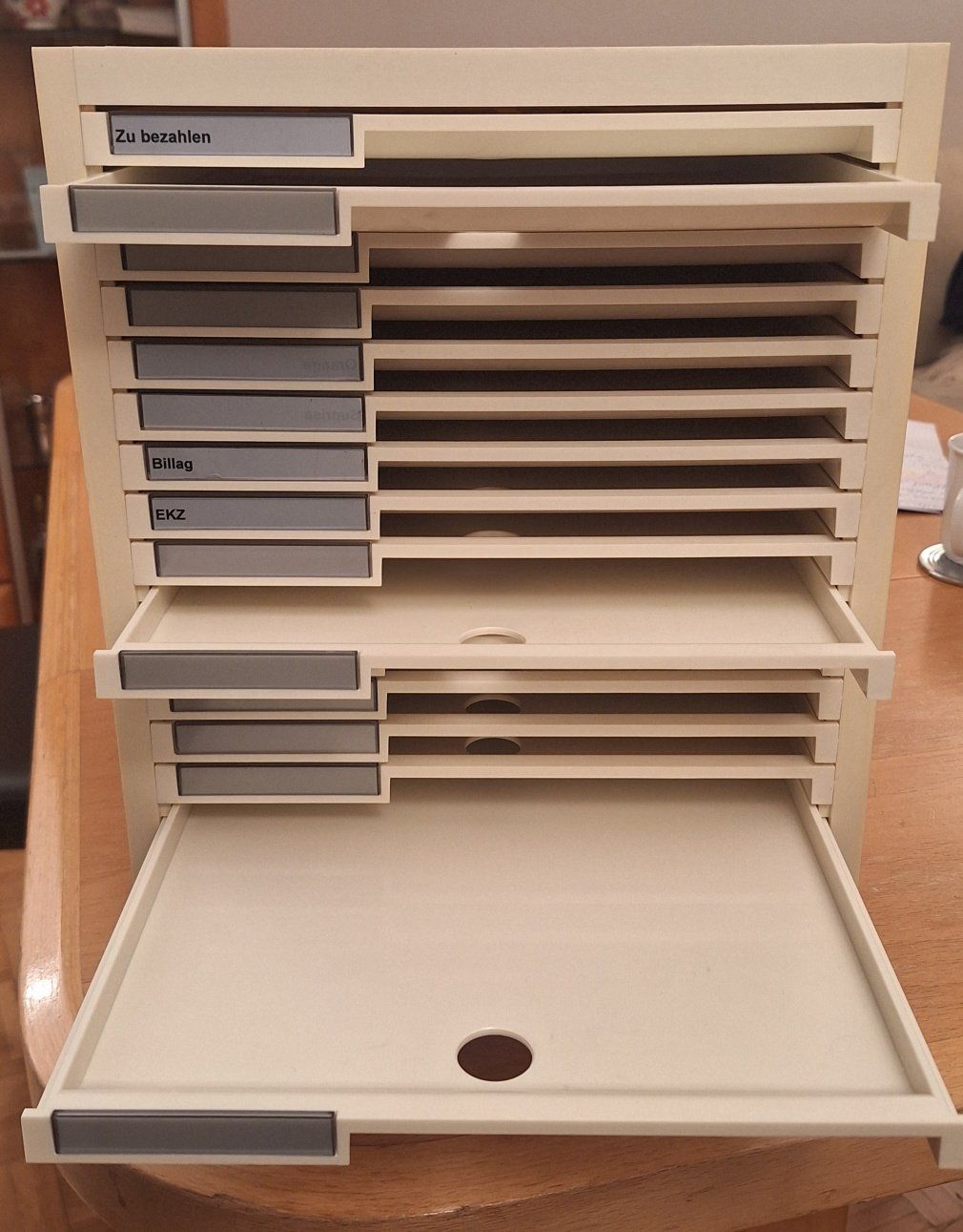 Sistemi di archiviazione: Styrokay Schubladenbox / Briefablage - Vintage Design – Usato da Volketswil venduto da Erdbeere01 1