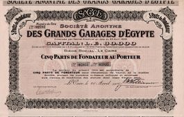 SA des Grand Garages d'Egypte