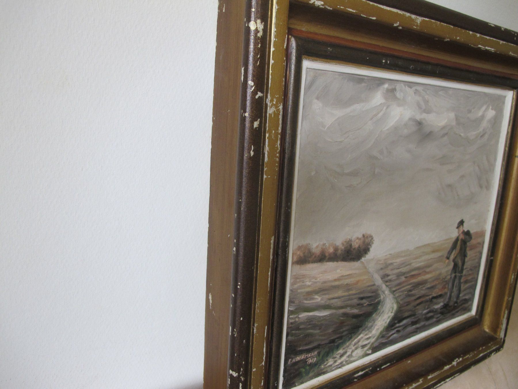 Dipinti: Oel Bild Auf Holz Maler E.Hoffmann Sig. – Usato da Altnau venduto da LinaAuktion 6