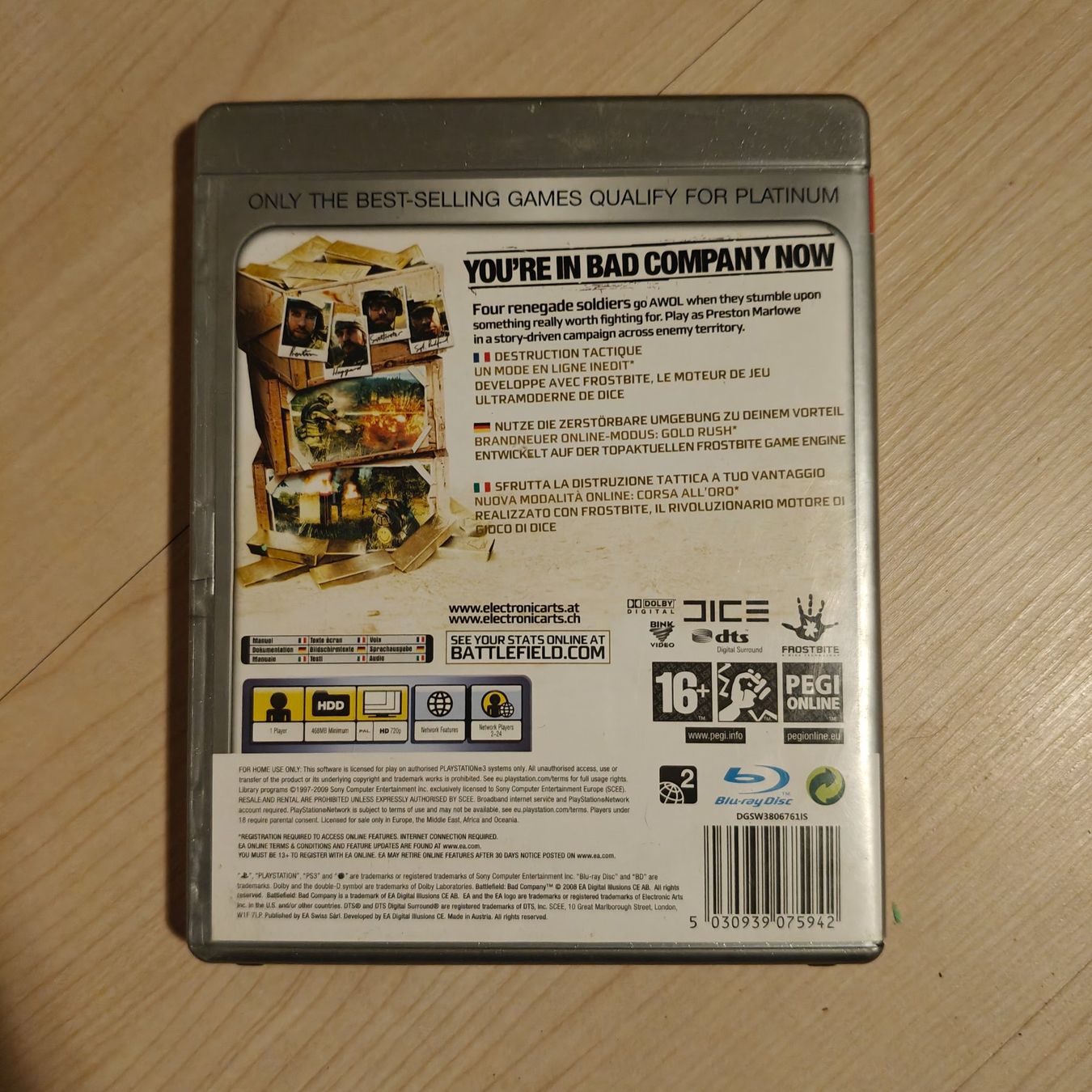 Giochi: Bad Company PS3 – Usato da Uetendorf venduto da oinkioink88 1
