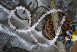 Kunzit  Kugel      TOP Kette mit Silber  & Verschluss