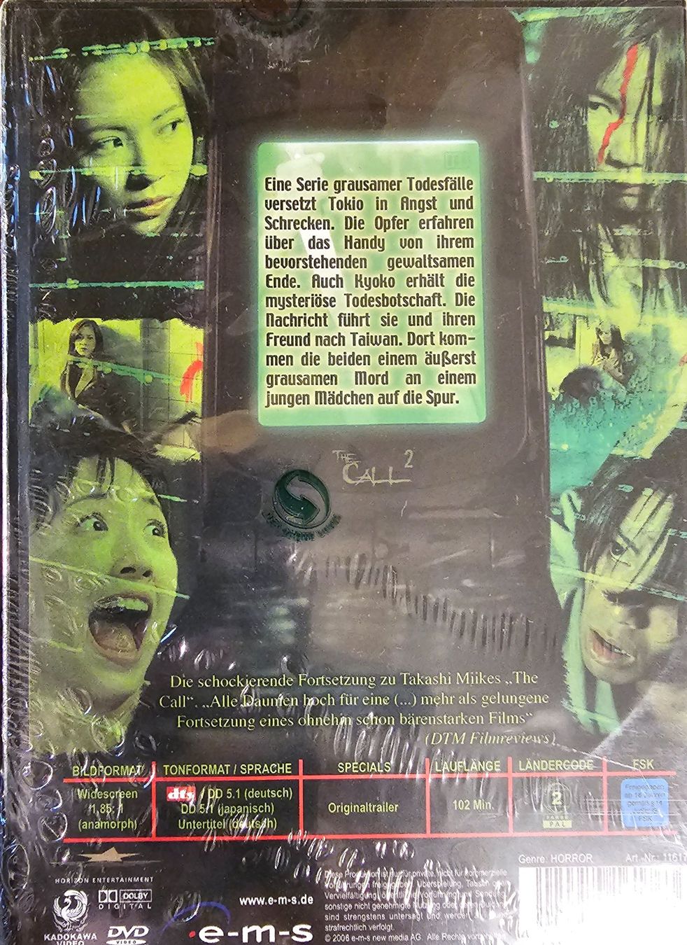Tutti i DVDs: The Call 2 – Nuovo e nell'imballaggio originale da Wahlen b. Laufen venduto da Cg10 1