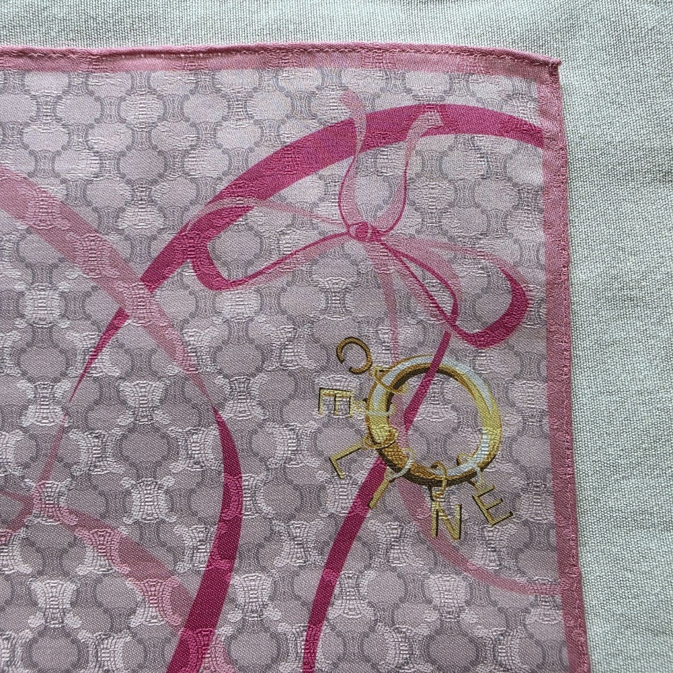 Celine Foulard & Sciarpe: Neues CELINE Baumwolltuch 50x50 cm – Nuovo e nell'imballaggio originale da Zürich venduto da LIMAR 4