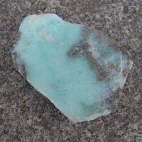 ♥ LARIMAR - ATLANTIS STEIN - SCHEIBE ♥
