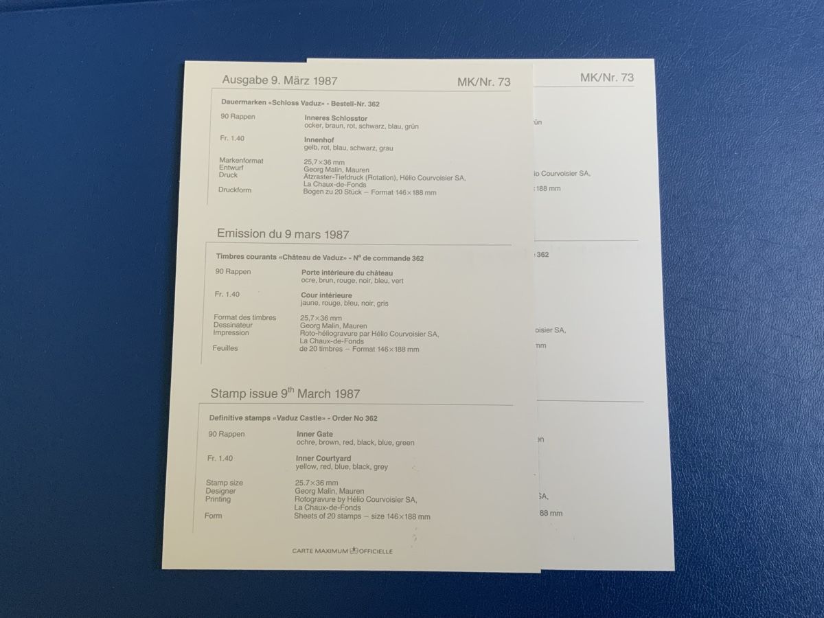 Alle Briefmarken: Liechtenstein – Gebraucht aus Binningen von chr_cr5n 1