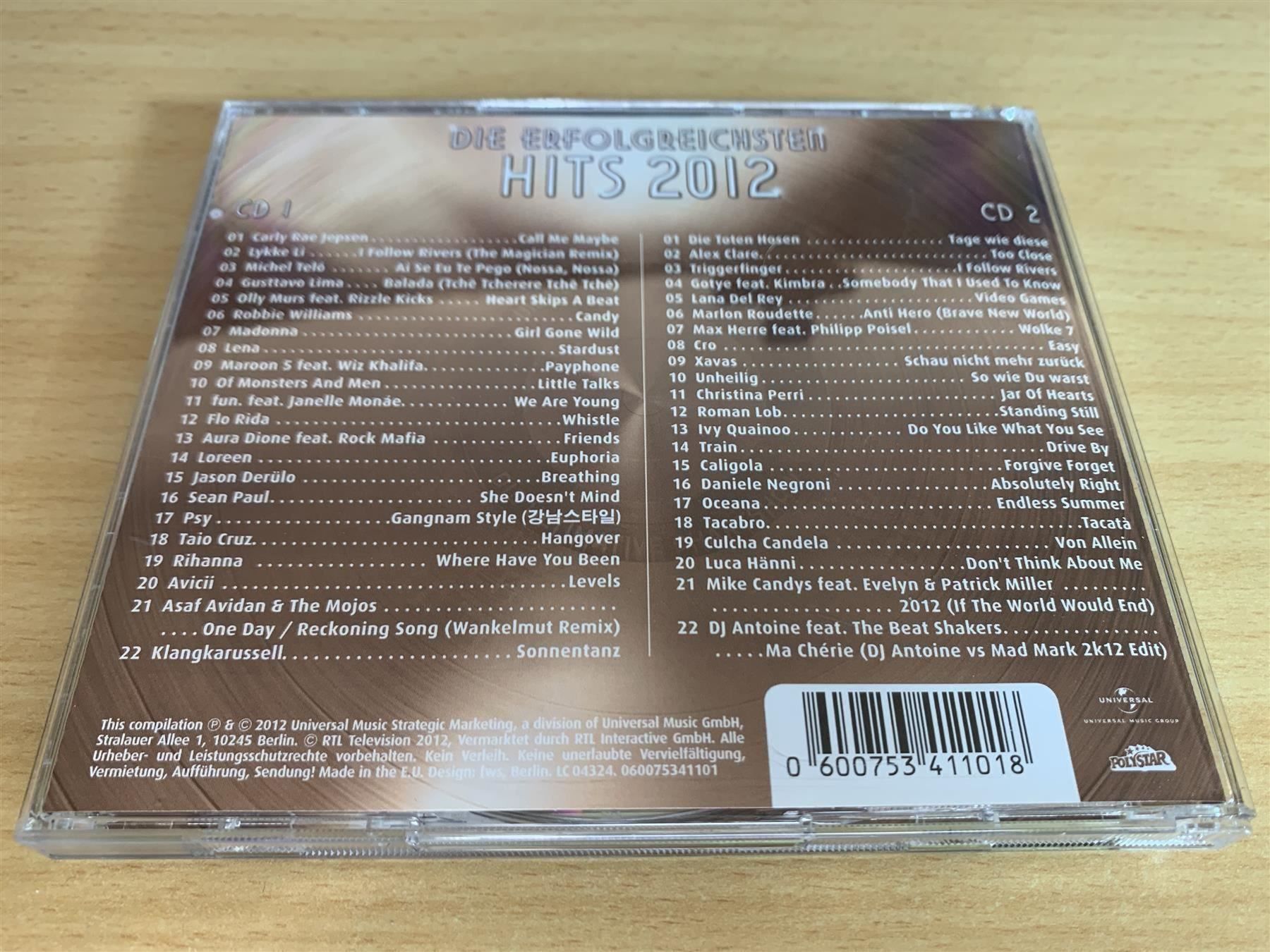 CD: Chart Show - Erfolg. Hits 2012 - 2 CD – Usato da Rikon im Tösstal venduto da Alpenmutz 1