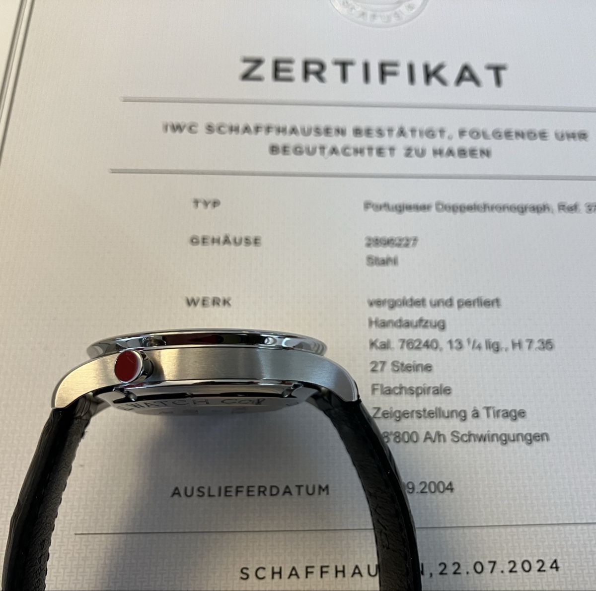 IWC Orologi: IWC Portugieser Doppelchronograph Ref. 3712 – Nuovo (secondo la descrizione) da Jonen venduto da ursi161066 5