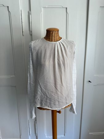 ZARA - Blusenshirt offweiss M
