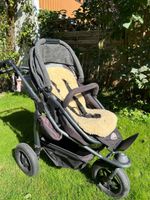 TFK Kinderwagen mit Geschwisterboard und Fusssack