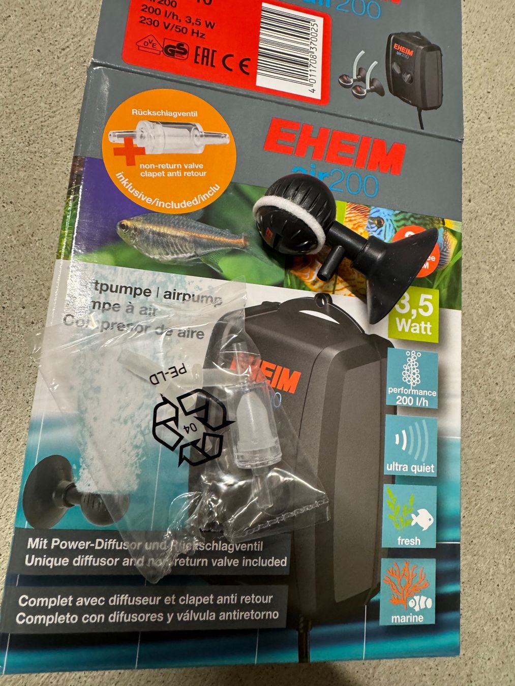 Eheim Pumpen: Eheim Luftpumpe Airpump 200L – Gebraucht aus Niederglatt ZH von wal_p7ld 3