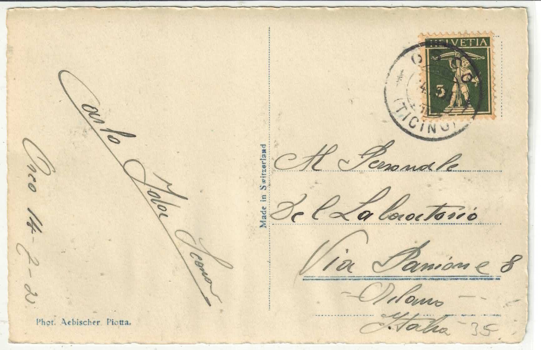 Cartes postales: Osco - Leventina - animee – D'occasion à Ettingen par Kartenplanet 1
