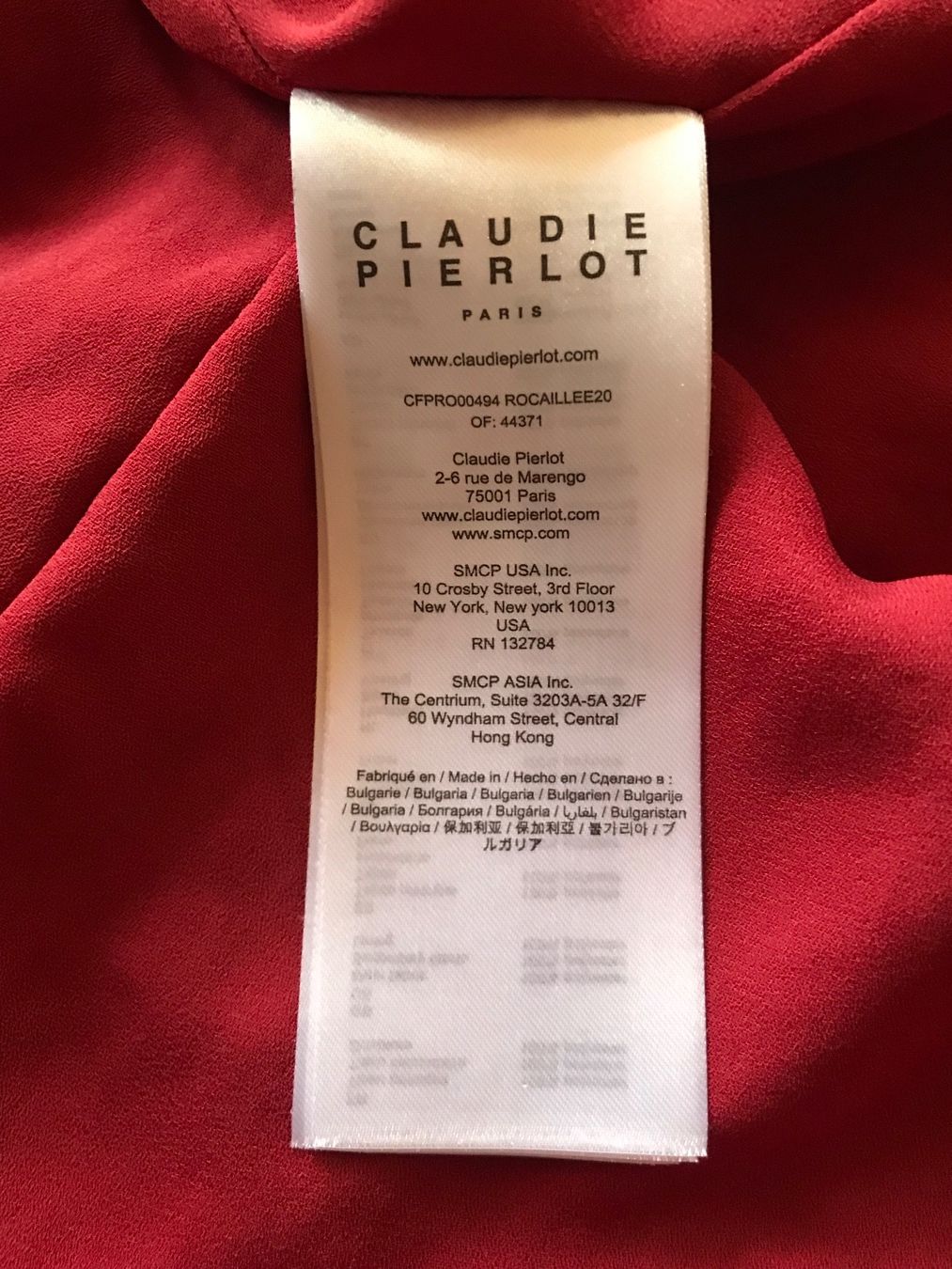 Claudie Pierlot Vestiti: Robe tunique CLAUDIE PIERLOT, taille 38, 100% polyester – Nuovo (secondo la descrizione) da Morges venduto da sandy069 4