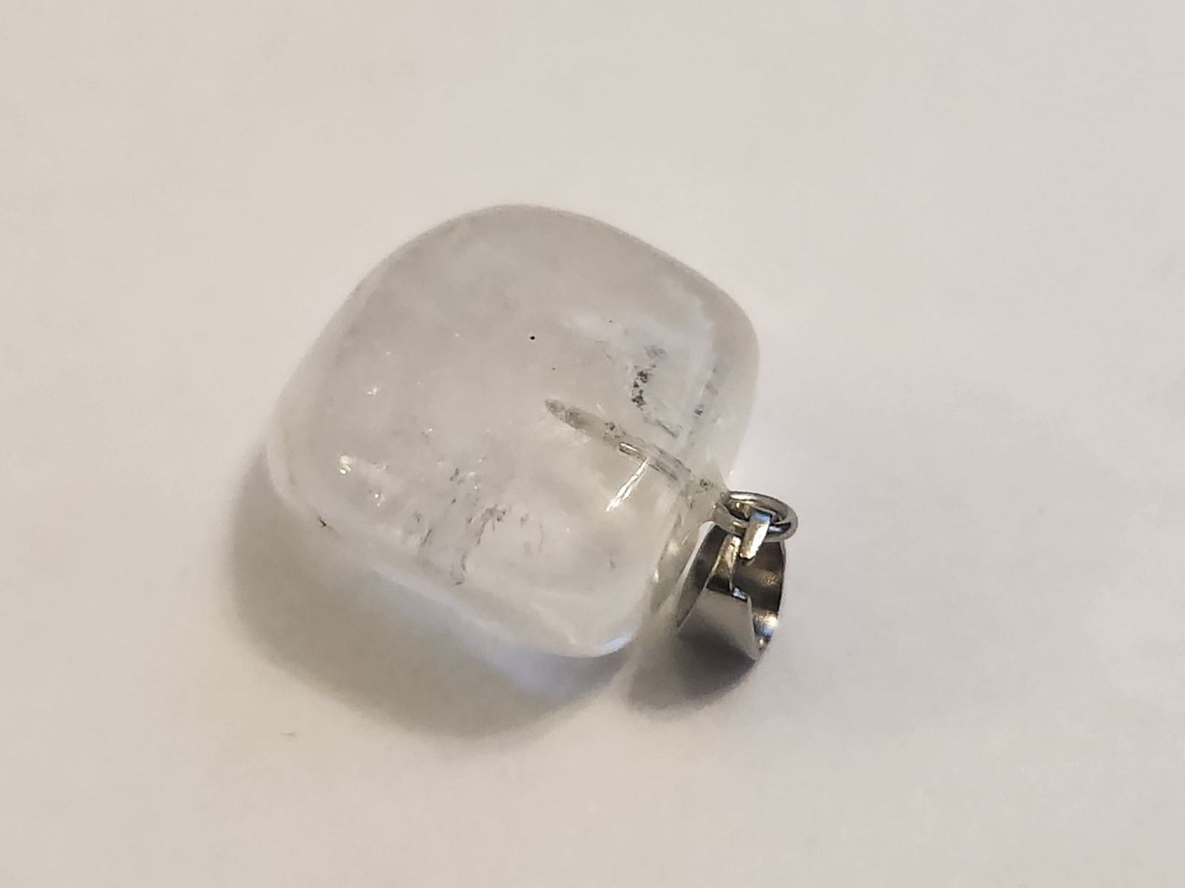 Ciondoli: Pendentif pierre naturelle cristal de roche – Nuovo (secondo la descrizione) da Territet venduto da Cenh 2