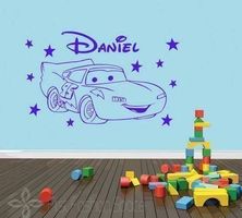 Stickers Cars prénom personnalisable