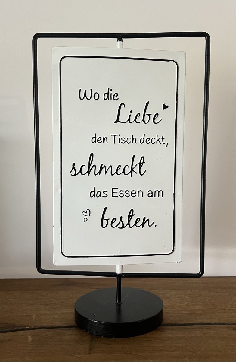 Tutte le decorazioni: Tischdeko "Wo die Liebe den Tisch deckt" - – Usato da Altdorf UR venduto da JanAil