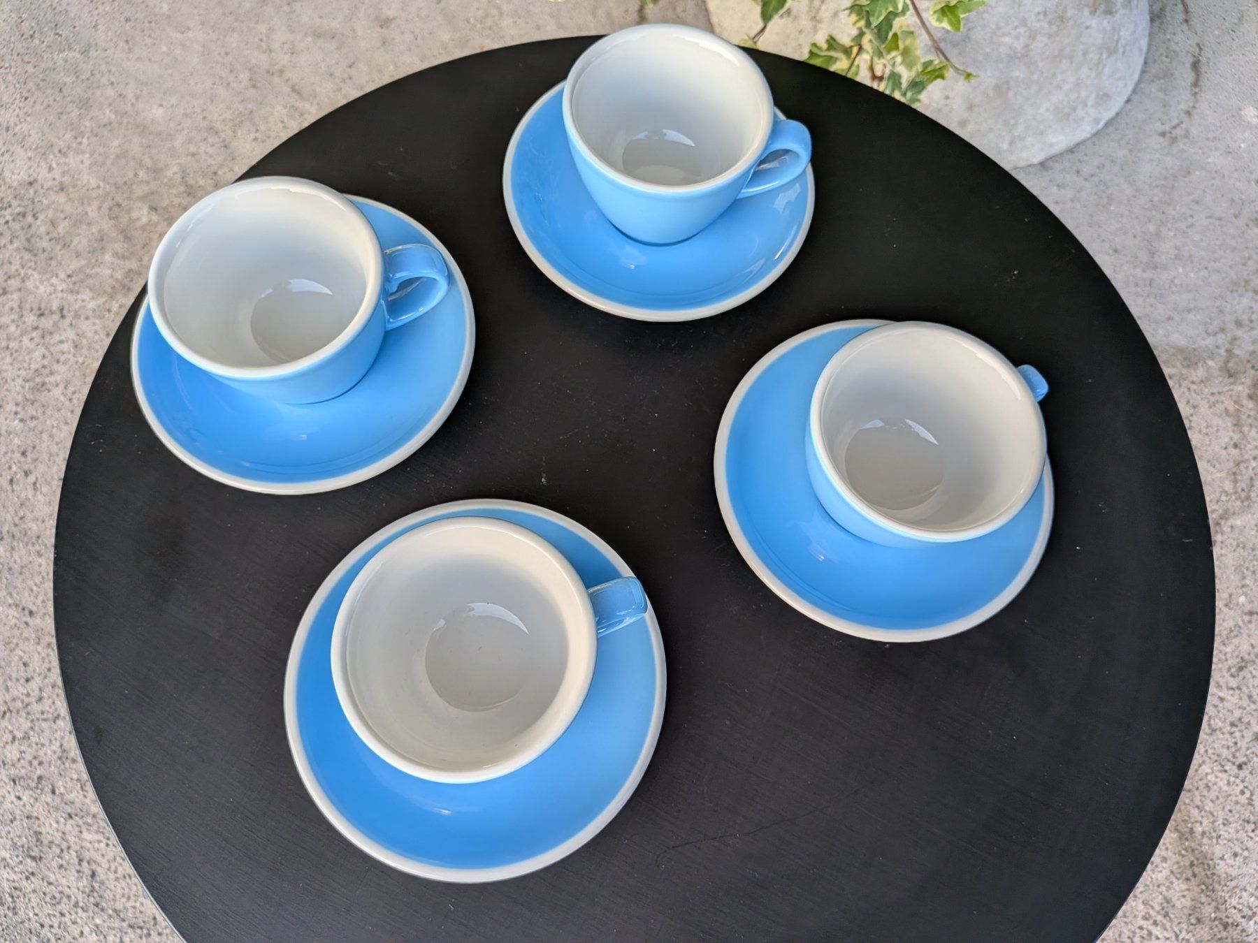 Services de table: 4 Kaffeetassen Acme blau – D'occasion à Emmen par magelan 1