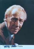 Rudolf Platte (1904-1984) Schauspieler - Autogramm