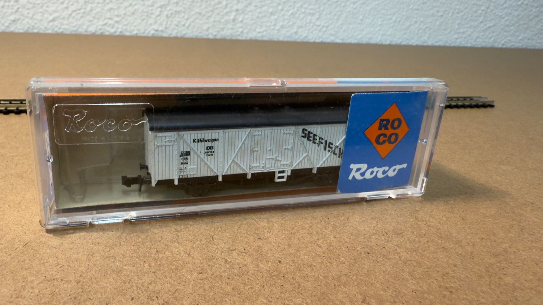 Roco Modelleisenbahnen: Roco Seefisch Güterwagen Spur N – Gebraucht aus Schlieren von rat_lq6b