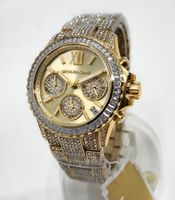 Neue Michael Kors MK7254 Everest Damen Uhr Crystal Pavé Band
