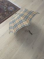 Parapluie Burberry vintage motif écossais bon état