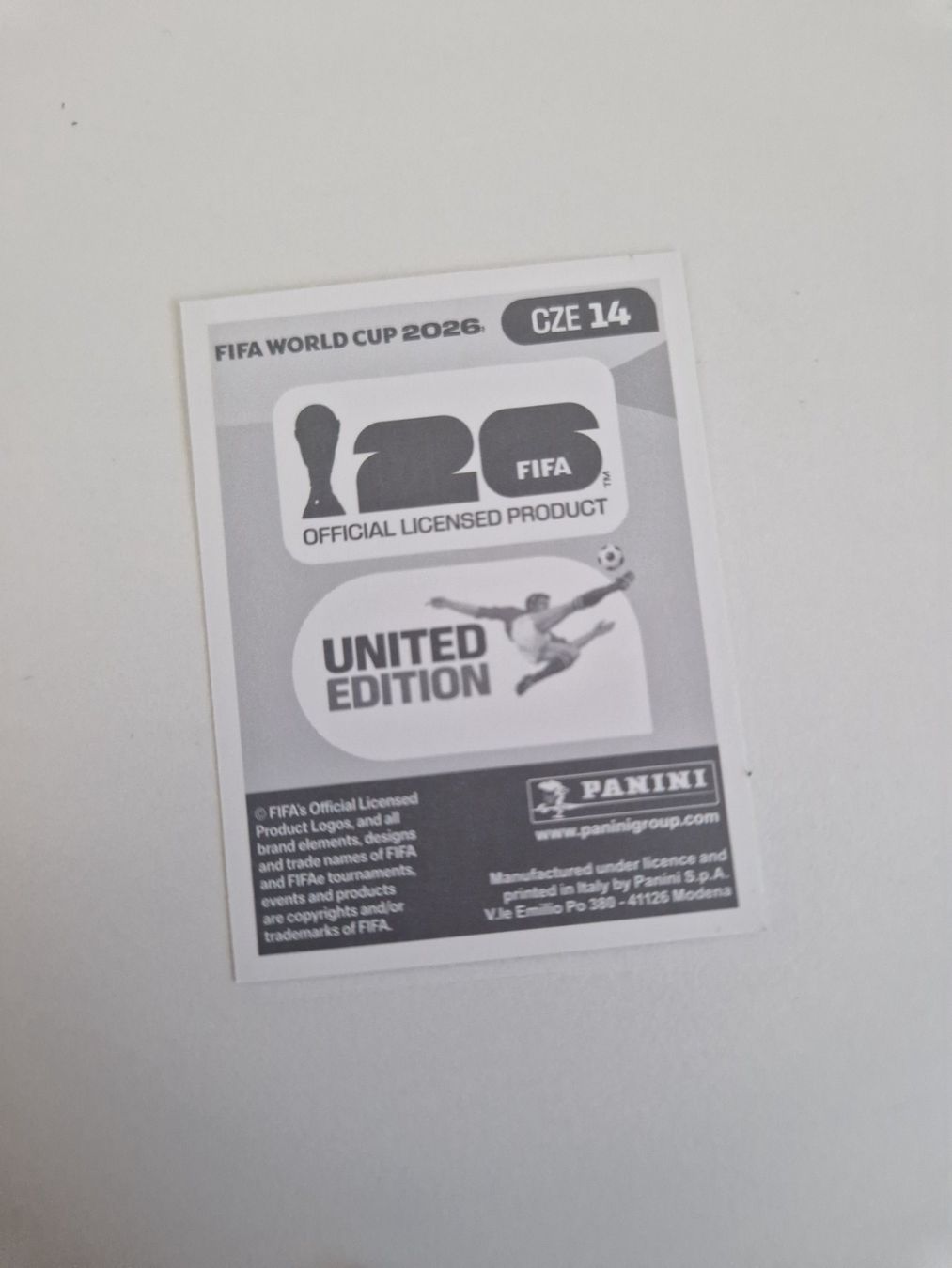 Panini Sammelbilder & Trading cards: Panini Sticker CZE14 – Neu (gemäss Beschreibung) aus Stüsslingen von white_angel86 1