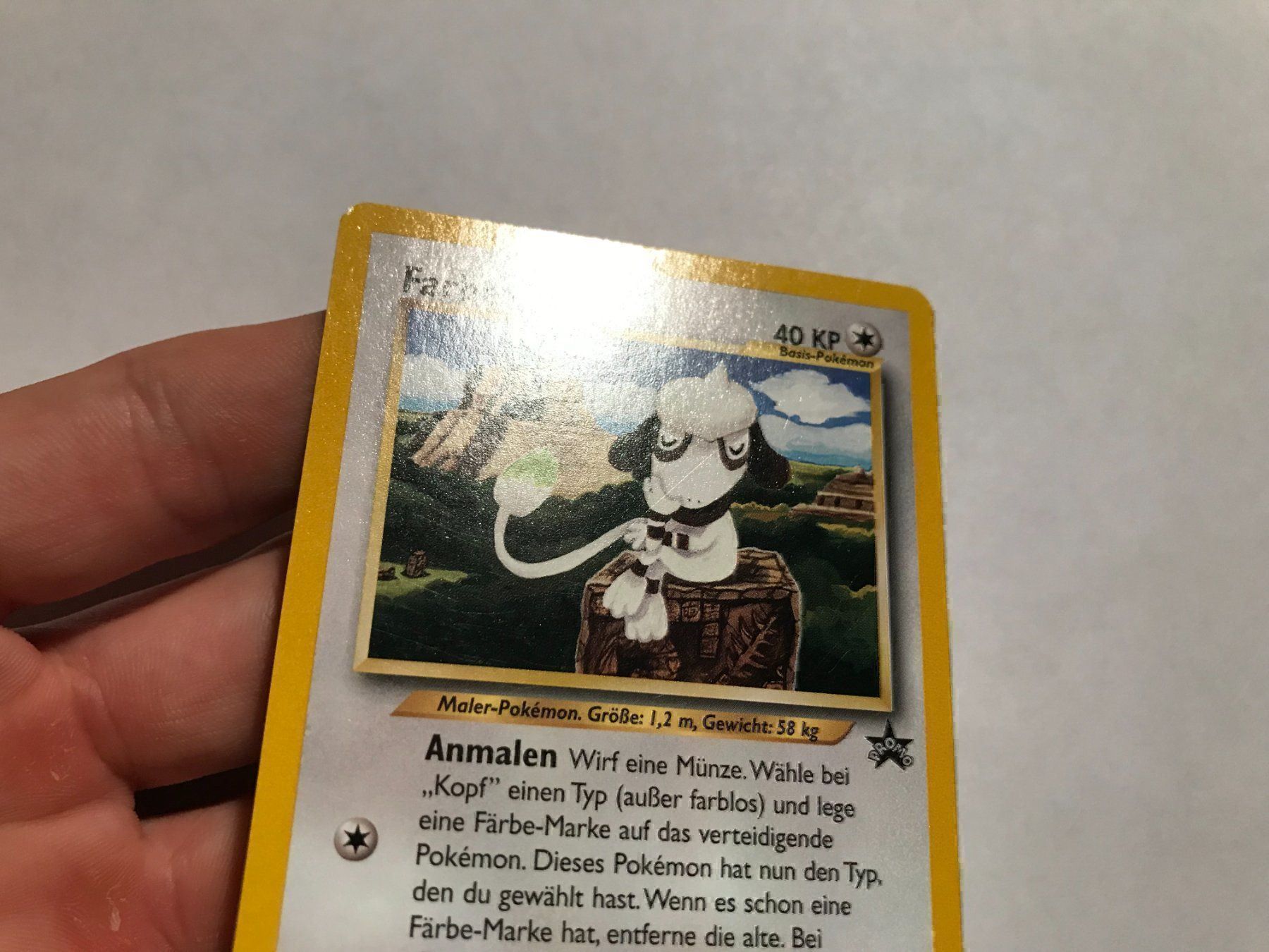 Pokémon Carte collezionabili: Farbeagle Blackstar Promo DE – Usato da Hagendorn venduto da Pokecollectorch 2