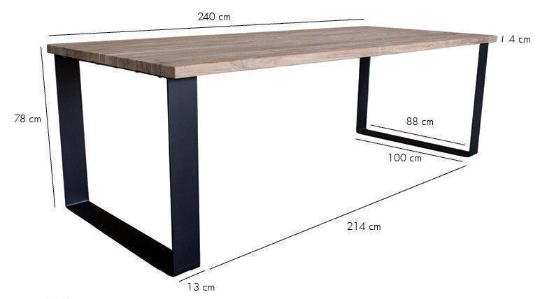 Articoli in legno: Holztisch mit Metallbeinen small – Nuovo (secondo la descrizione) da Sursee venduto da pflugshaupt01 4