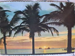 Ansichtskarte Philippinen, Sonnenuntergang, 1975